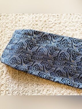 Robert Talbott Protocol Cummerbund Mens OS Blue Paisley Pleated Formal Evening
